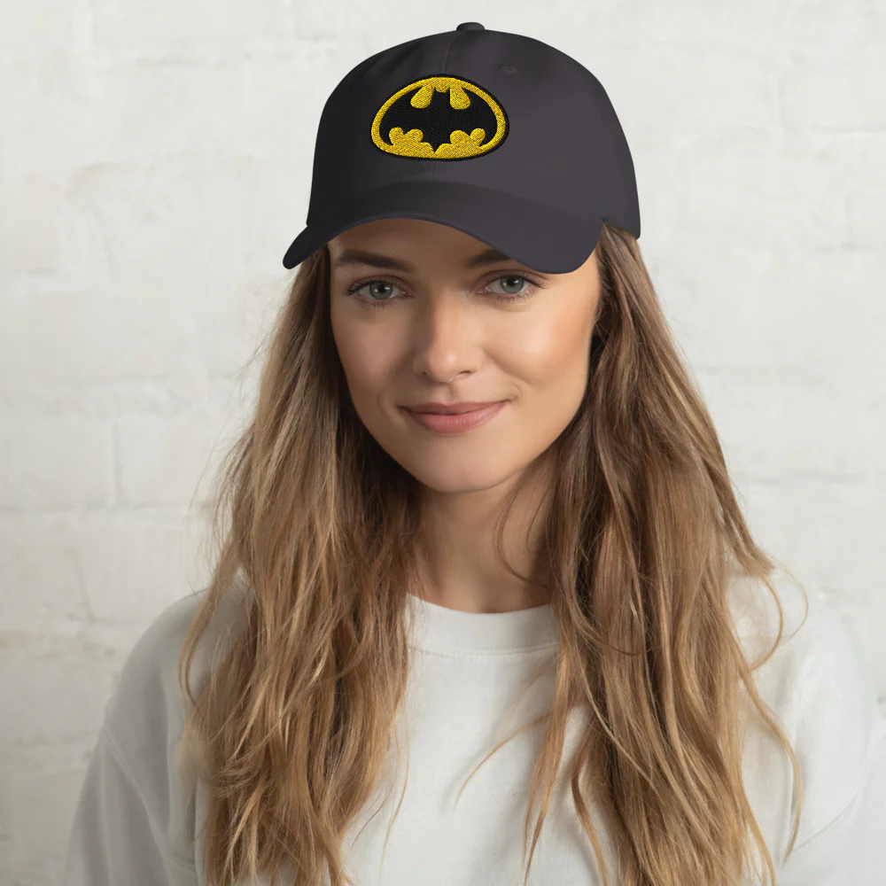 BATMAN (1989) Batman Logo Embroidered Dad Hat - Image 5