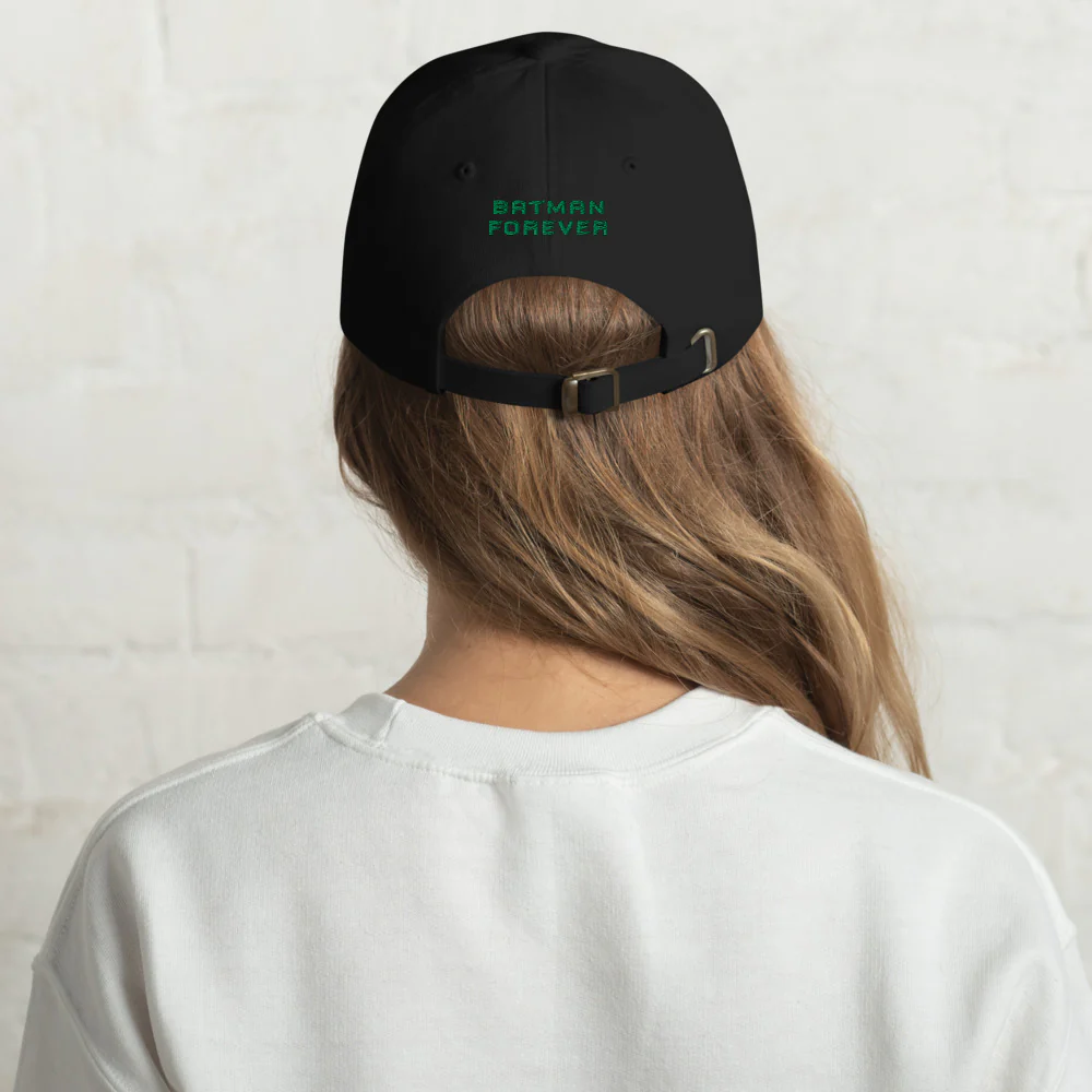 BATMAN FOREVER Logo Embroidered Dad Hat - Image 5