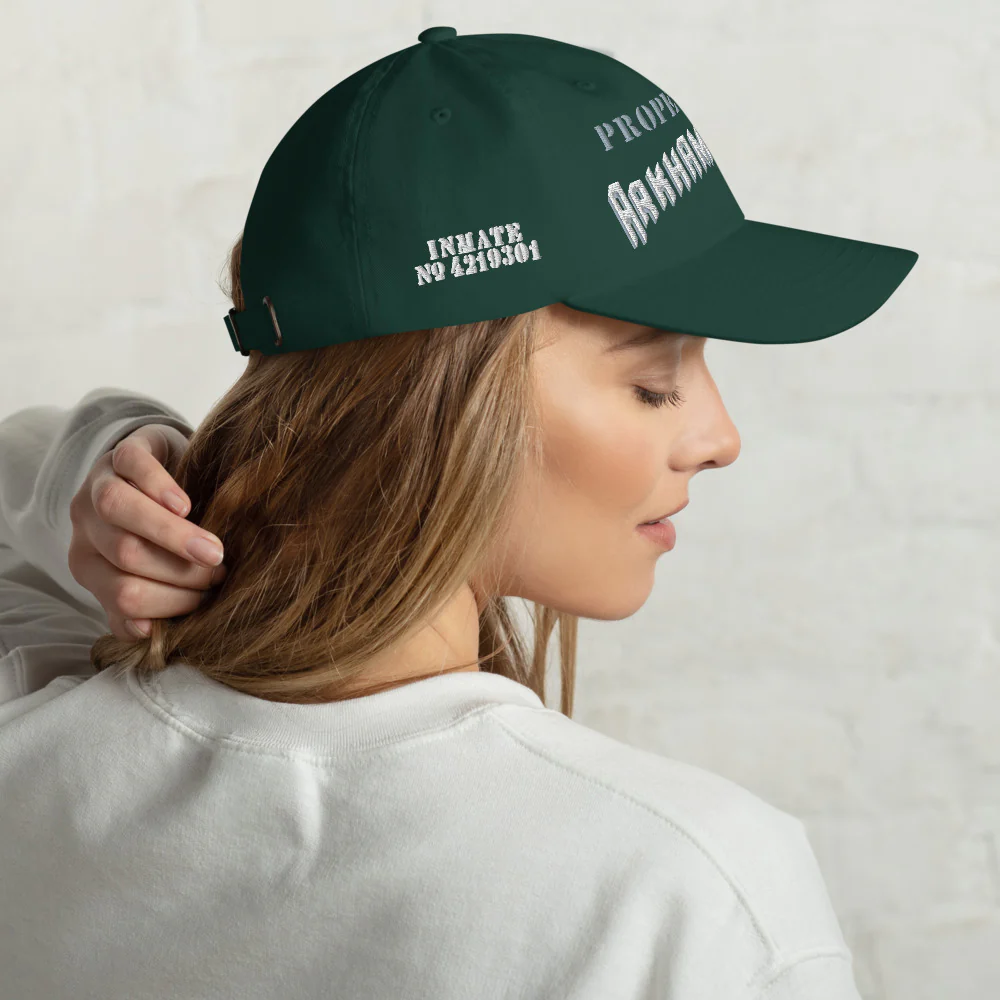 BATMAN: THE ANIMATED SERIES Property of Arkham Asylum Embroidered Dad Hat - Image 12