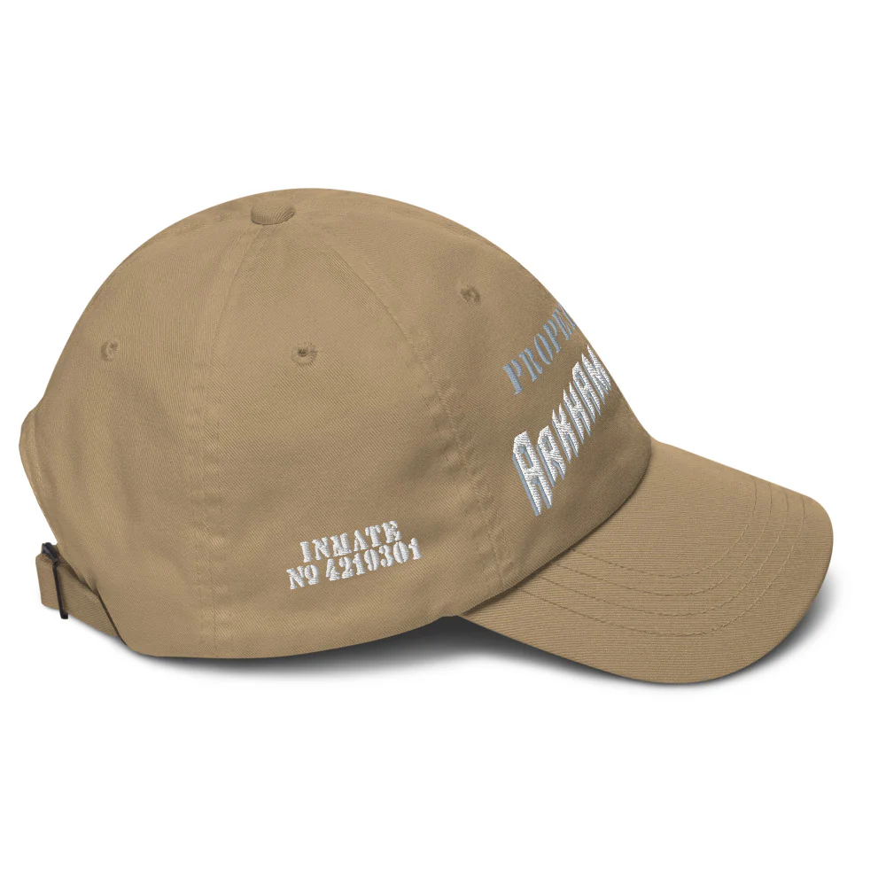 BATMAN: THE ANIMATED SERIES Property of Arkham Asylum Embroidered Dad Hat - Image 15