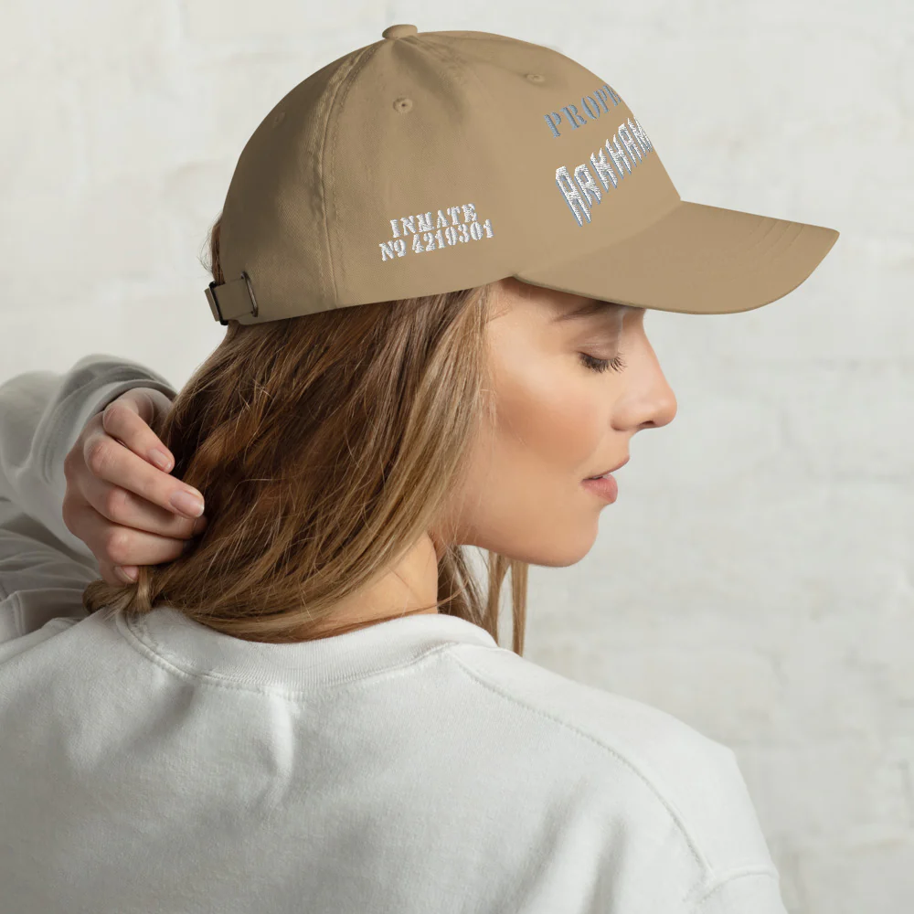 BATMAN: THE ANIMATED SERIES Property of Arkham Asylum Embroidered Dad Hat - Image 18