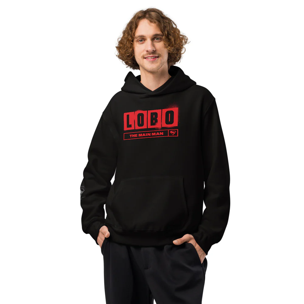 SUPERGIRL (2026 Movie) Lobo Oversized Heavyweight Hoodie Ruthless & Feared - Image 3