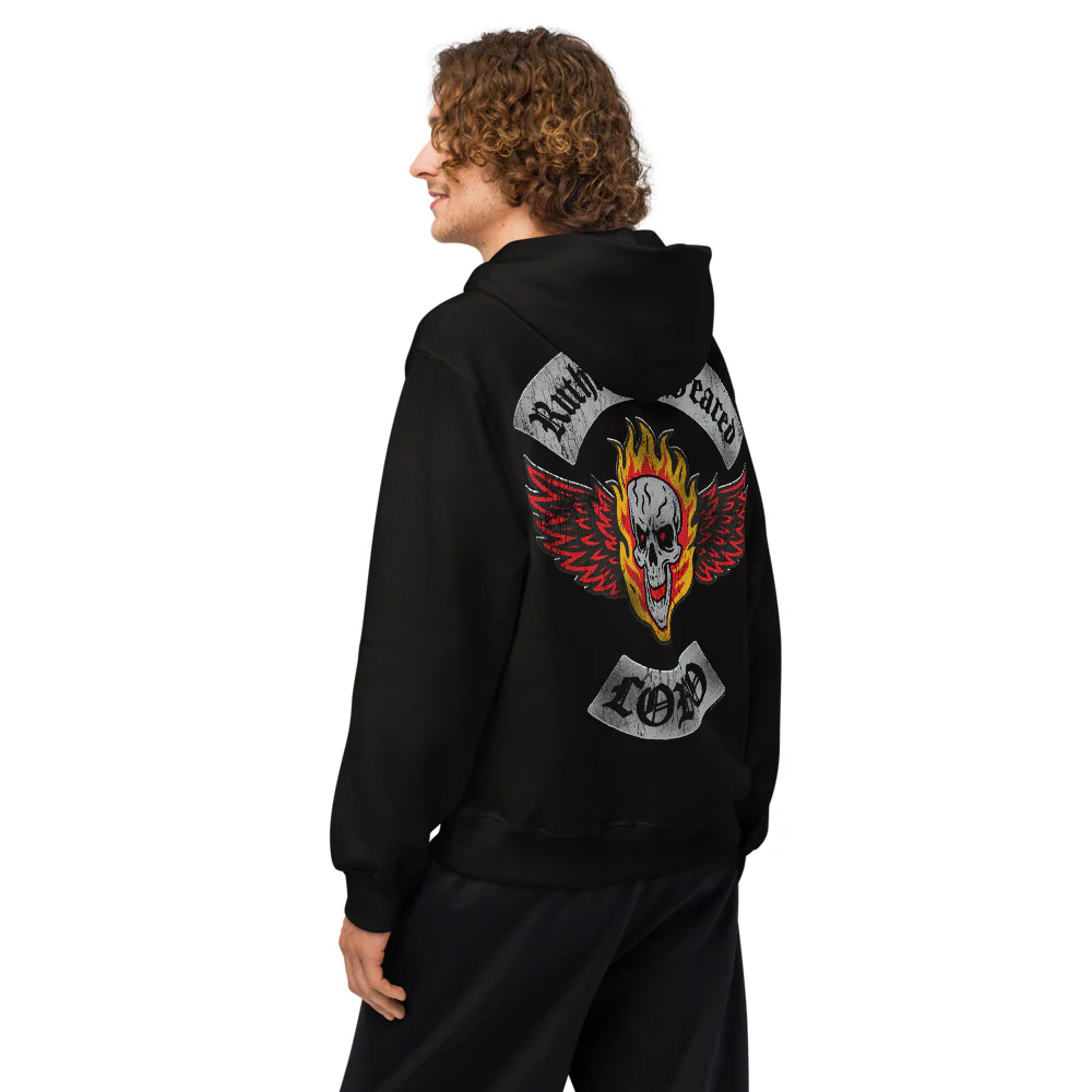 SUPERGIRL (2026 Movie) Lobo Oversized Heavyweight Hoodie Ruthless & Feared - Image 4