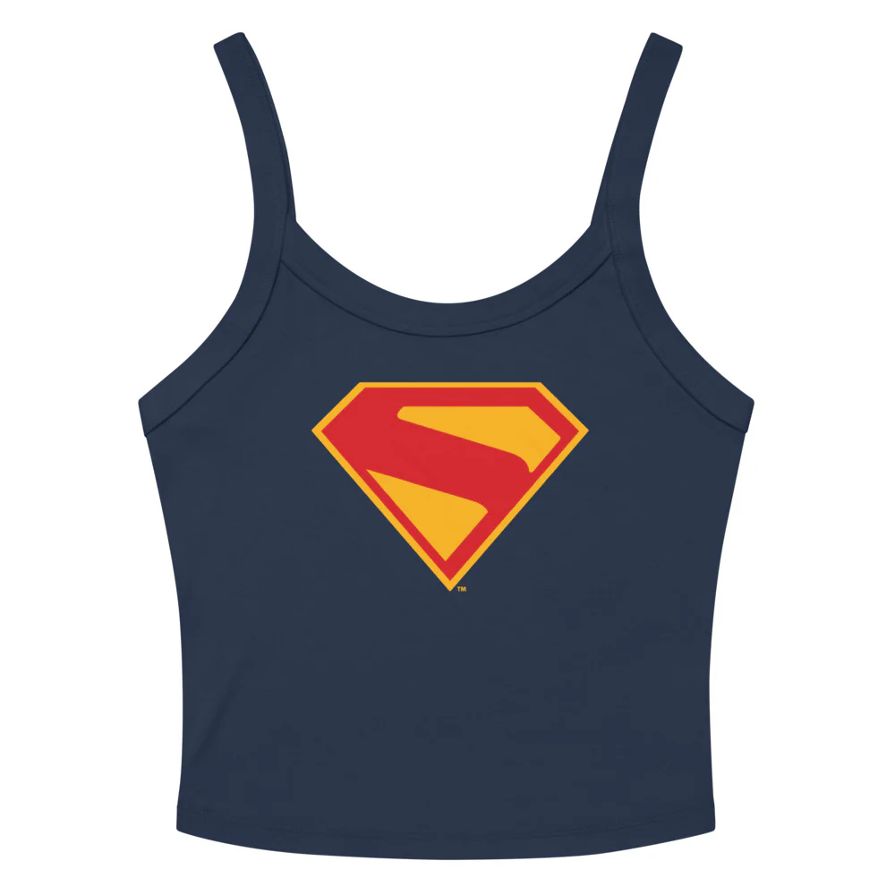 SUPERMAN (2025 Movie) S-Shield Women’s Micro-Rib Tank Top - Image 3