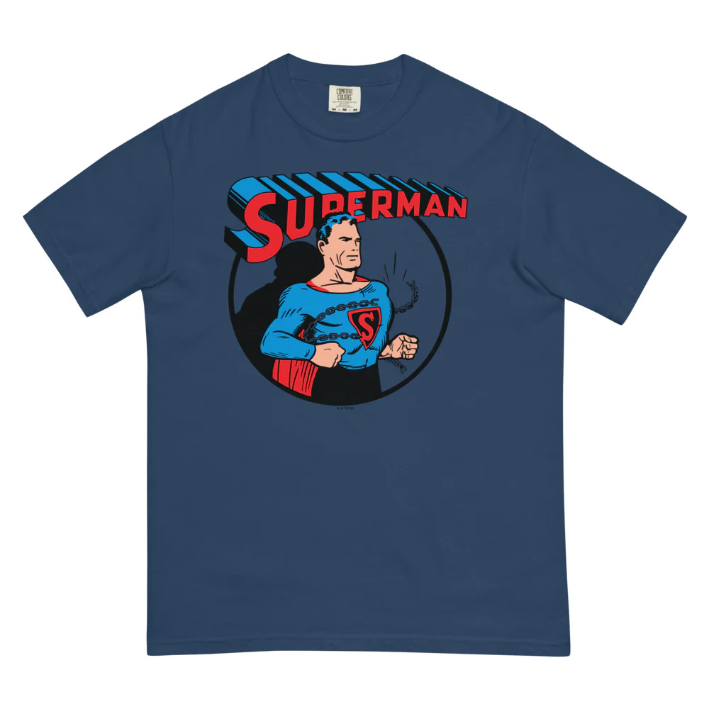 SUPERMAN Breaking Chains Comfort Colors T-shirt - Image 3