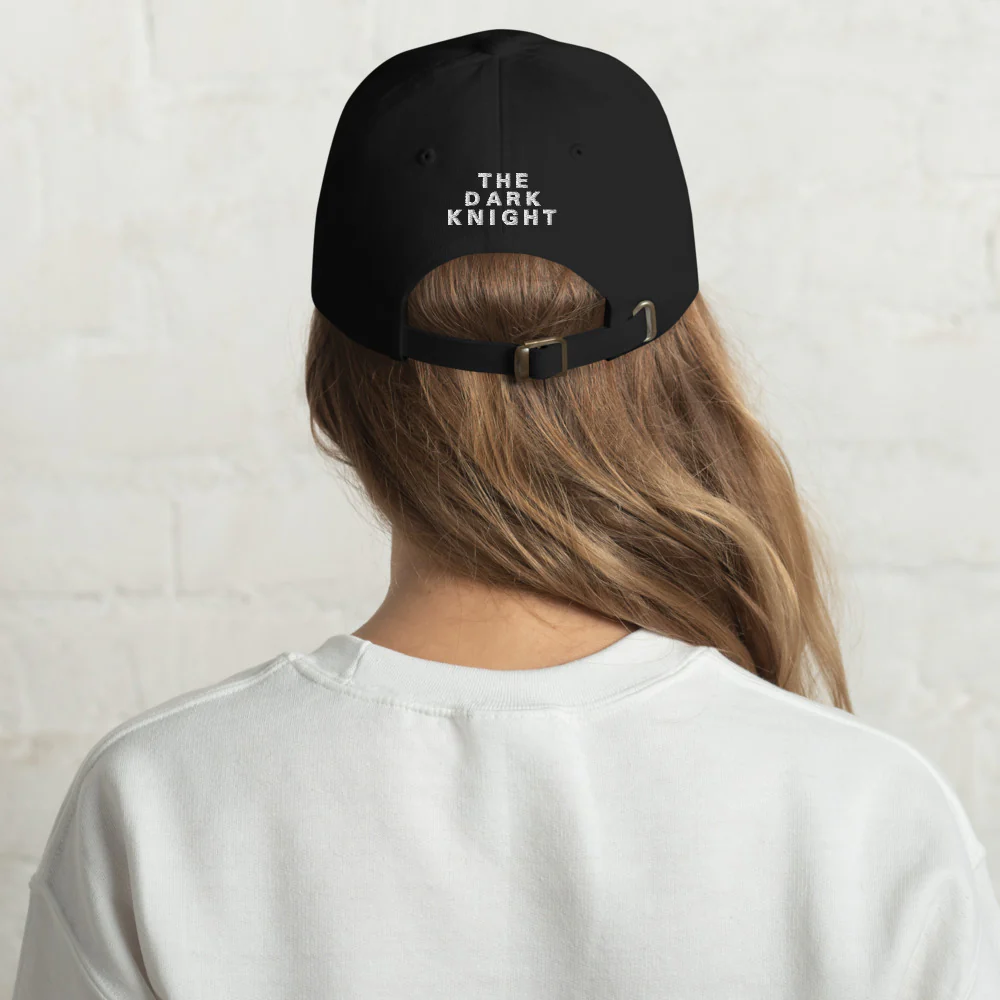 THE DARK KNIGHT Logo Embroidered Dad Hat - Image 7